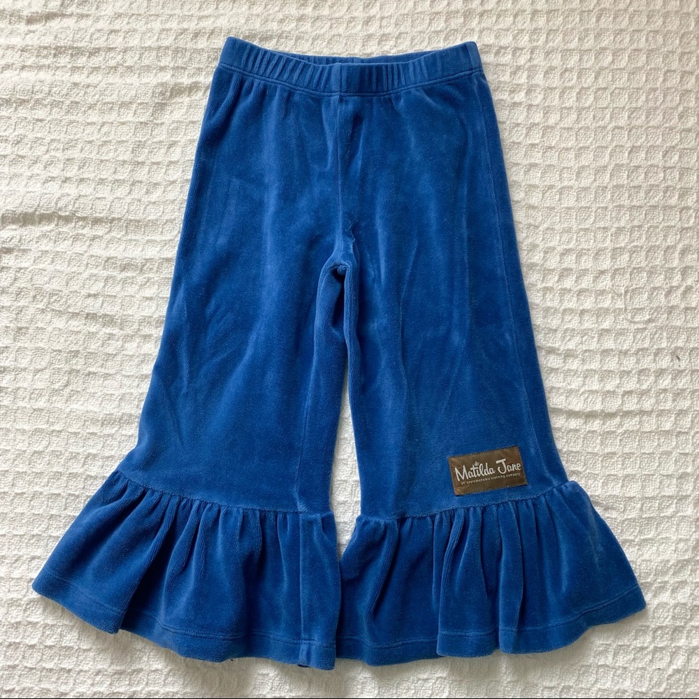 Matilda Jane Blue Velvet Pants